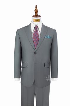 Bộ Suit Xám Chấm Bi Classic Fit TGS354